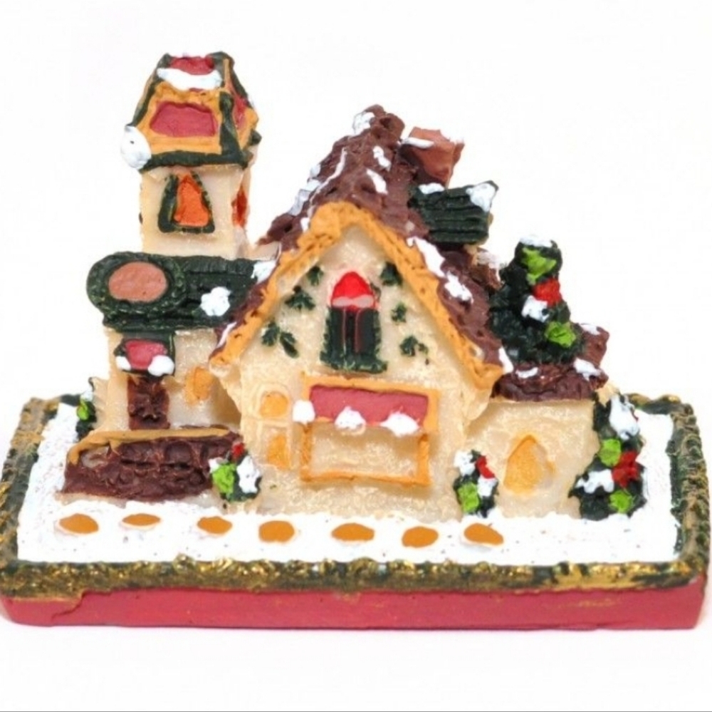 Vtg Sealed Town Square Miniatures Miniature Dollhouse Gingerbread House #G3269